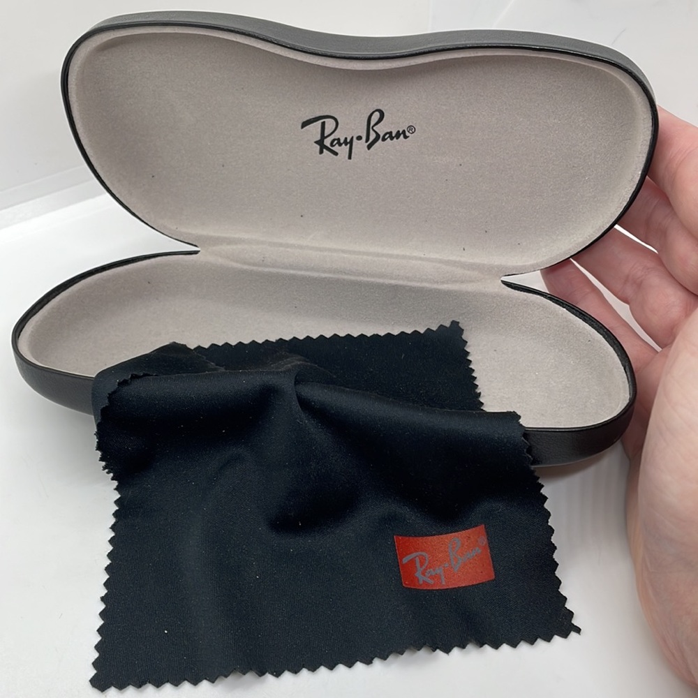 Ray-Ban Sunglass Hardcase and Cleaning Cloth